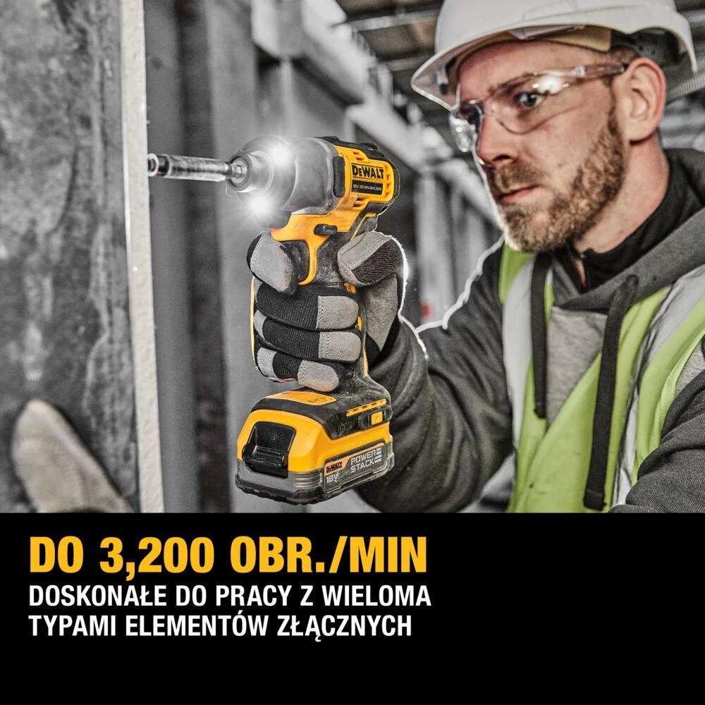 Akumuliatorinis smūginis suktuvas DeWalt DCF840E1T-XJ, 18V, 1x1.7Ah
