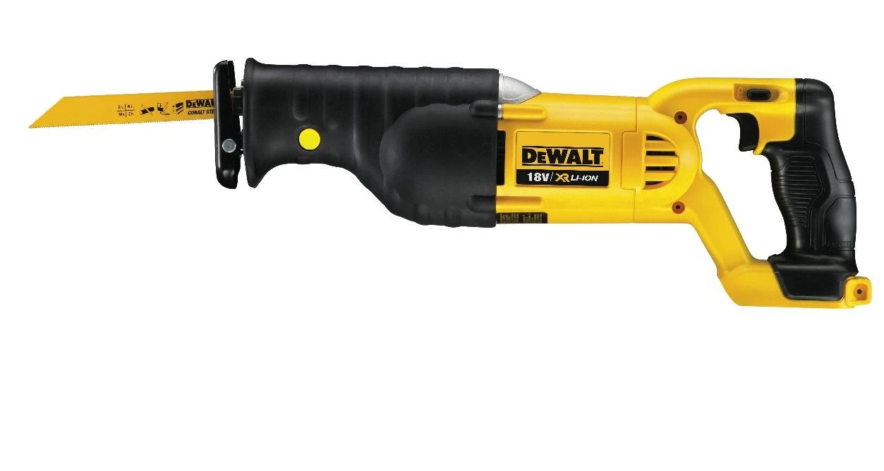 DeWalt akumuliatorinis tiesinis pjūklas DCS380N-XJ be akumuliatoriaus ir kroviklio
