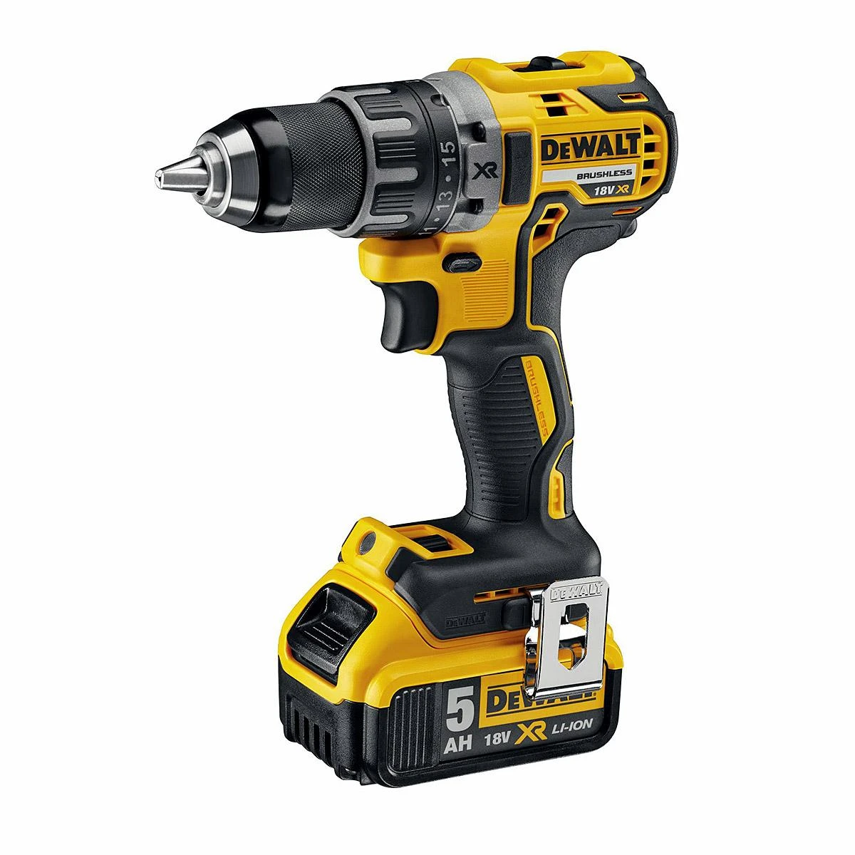 DEWALT DCD791 18V suktuvas su 5Ah akumuliatoriumi