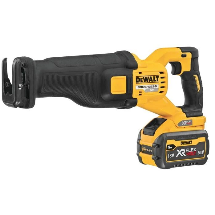 Akumuliatorinis tiesinis pjūklas DeWalt DCS389X2-QW; 54 V; 2x9,0 Ah akum.