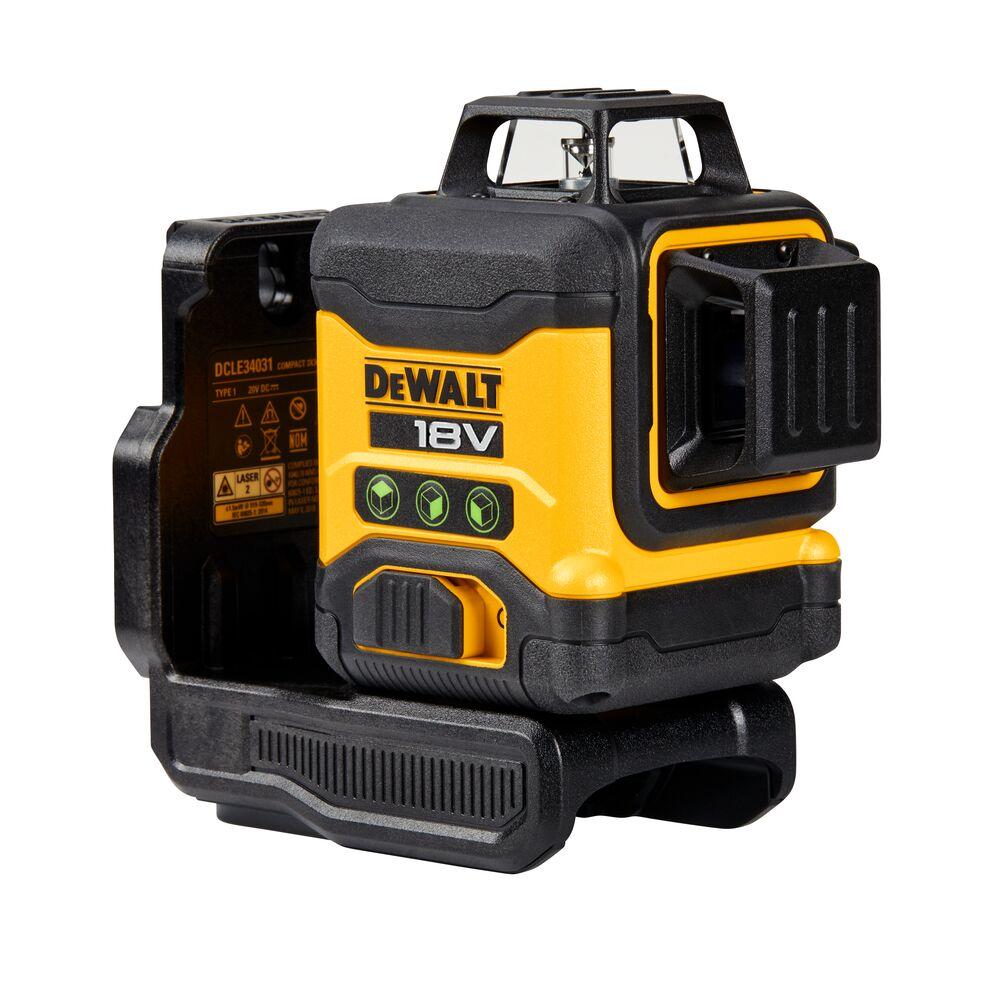 Kryžminis lazerinis nivelyras DeWalt DCLE34031D1-QW; 18 V; 1x2,0 Ah akum.