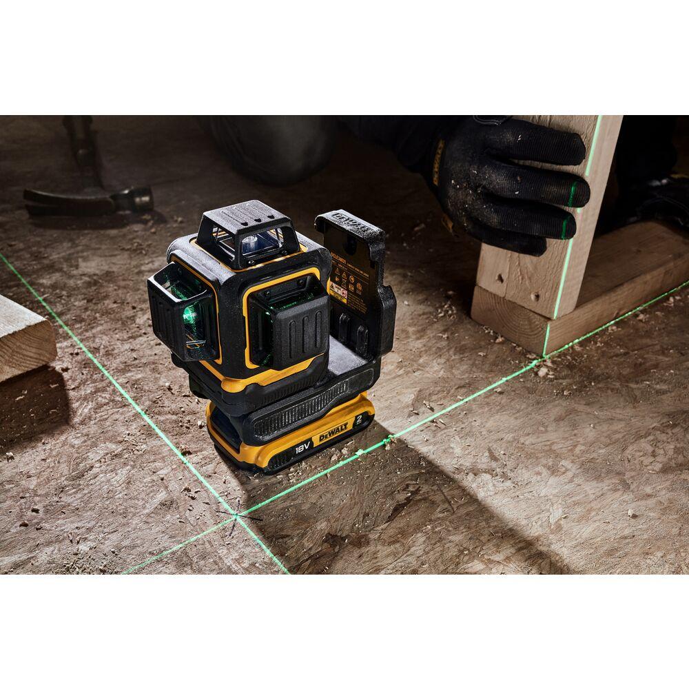 Kryžminis lazerinis nivelyras DeWalt DCLE34031D1-QW; 18 V; 1x2,0 Ah akum.