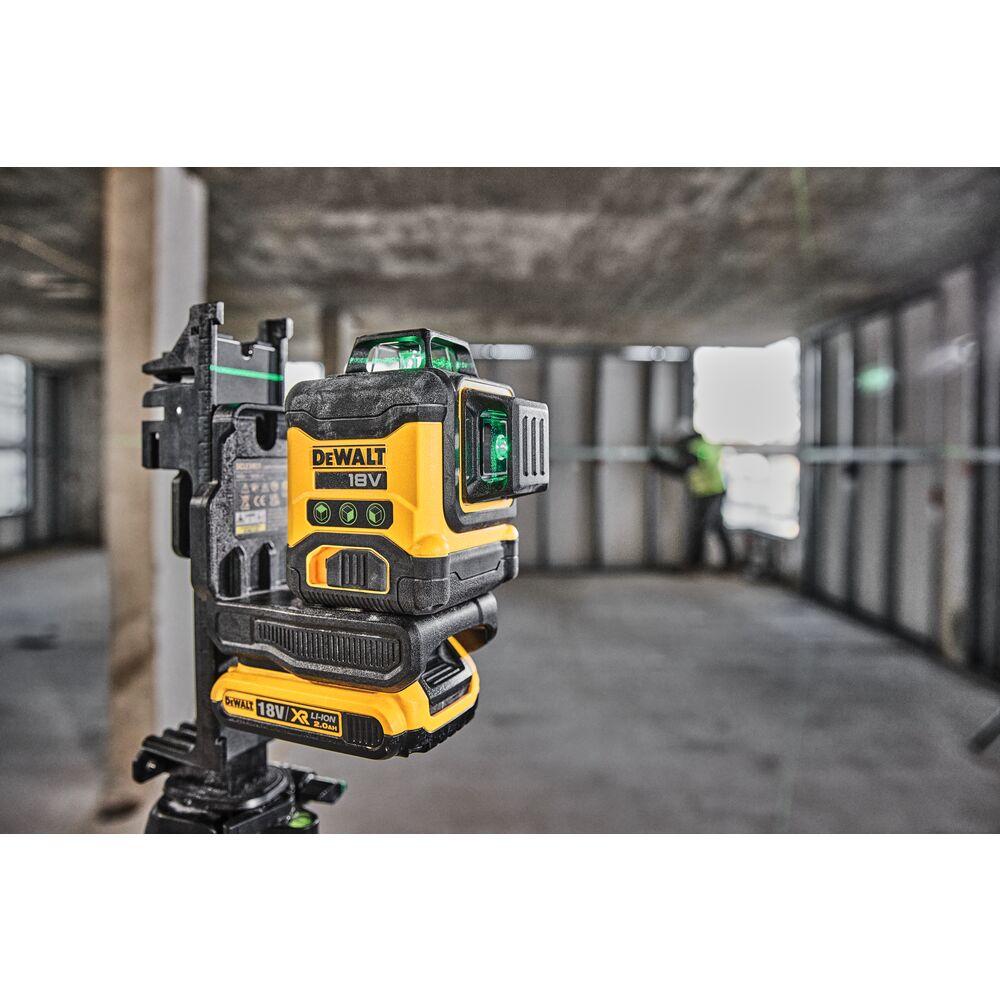 Kryžminis lazerinis nivelyras DeWalt DCLE34031D1-QW; 18 V; 1x2,0 Ah akum.
