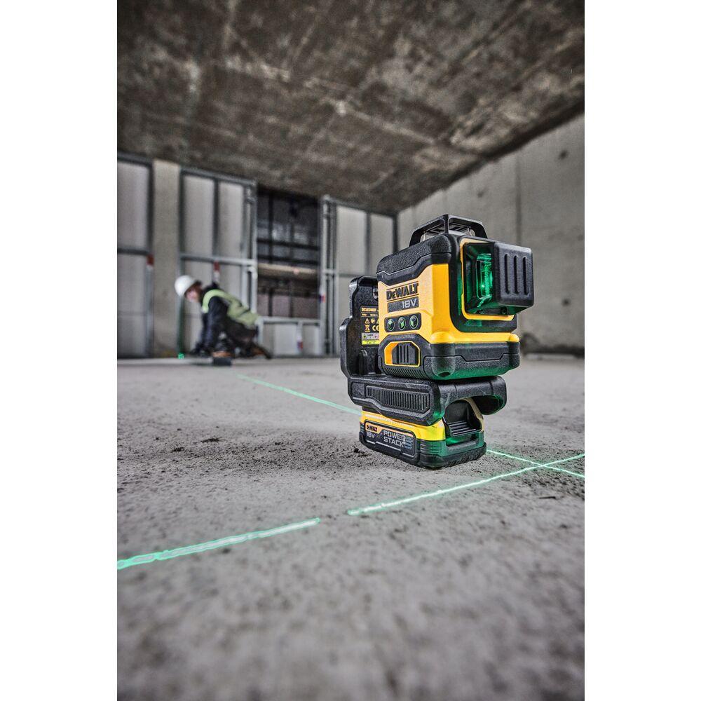 Kryžminis lazerinis nivelyras DeWalt DCLE34031D1-QW; 18 V; 1x2,0 Ah akum.