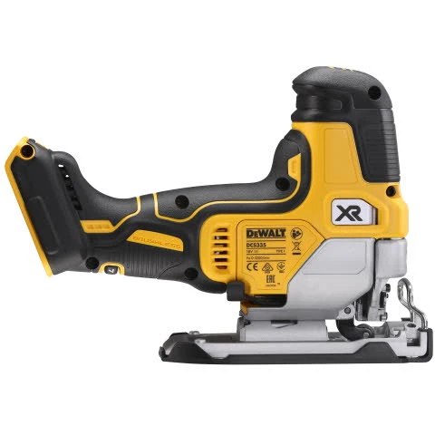 DEWALT akumuliatorinis siaurapjūklis DCS335NT 18V be akumuliatoriaus ir kroviklio su lagaminu TSTAK