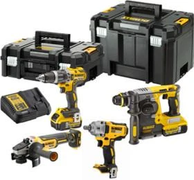 DEWALT DCK428P3T 18 V kombinuotas elektrinių įrankių rinkinys