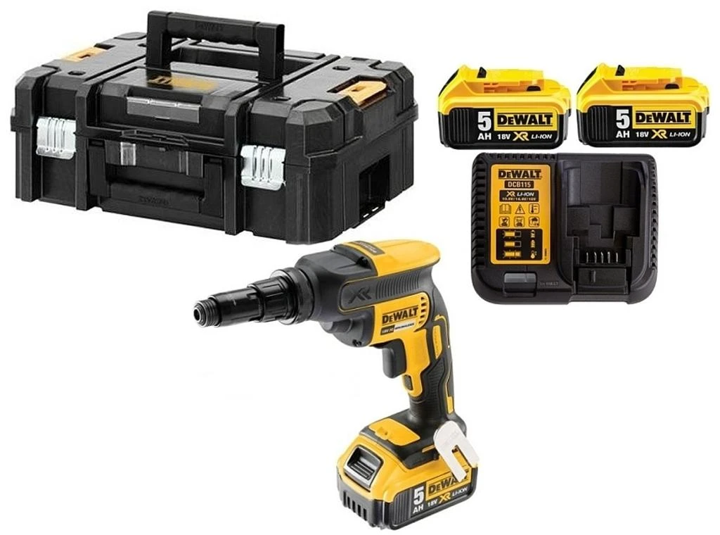 akumuliatorinė wkrętarka DeWalt [DCF622P2-QW] 18V XR, Li-Ion, 2x5,0Ah