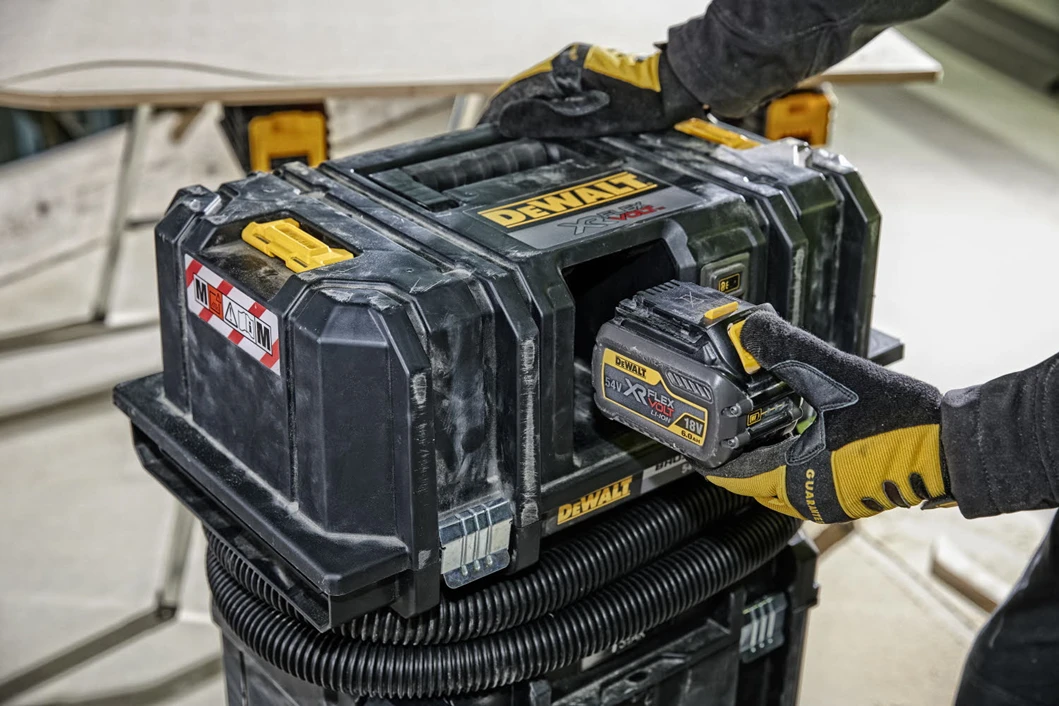 Akumuliatorinis dulkių siurblys DeWalt DCV586MT2-QW; 54 V; 2x6,0 Ah akum.