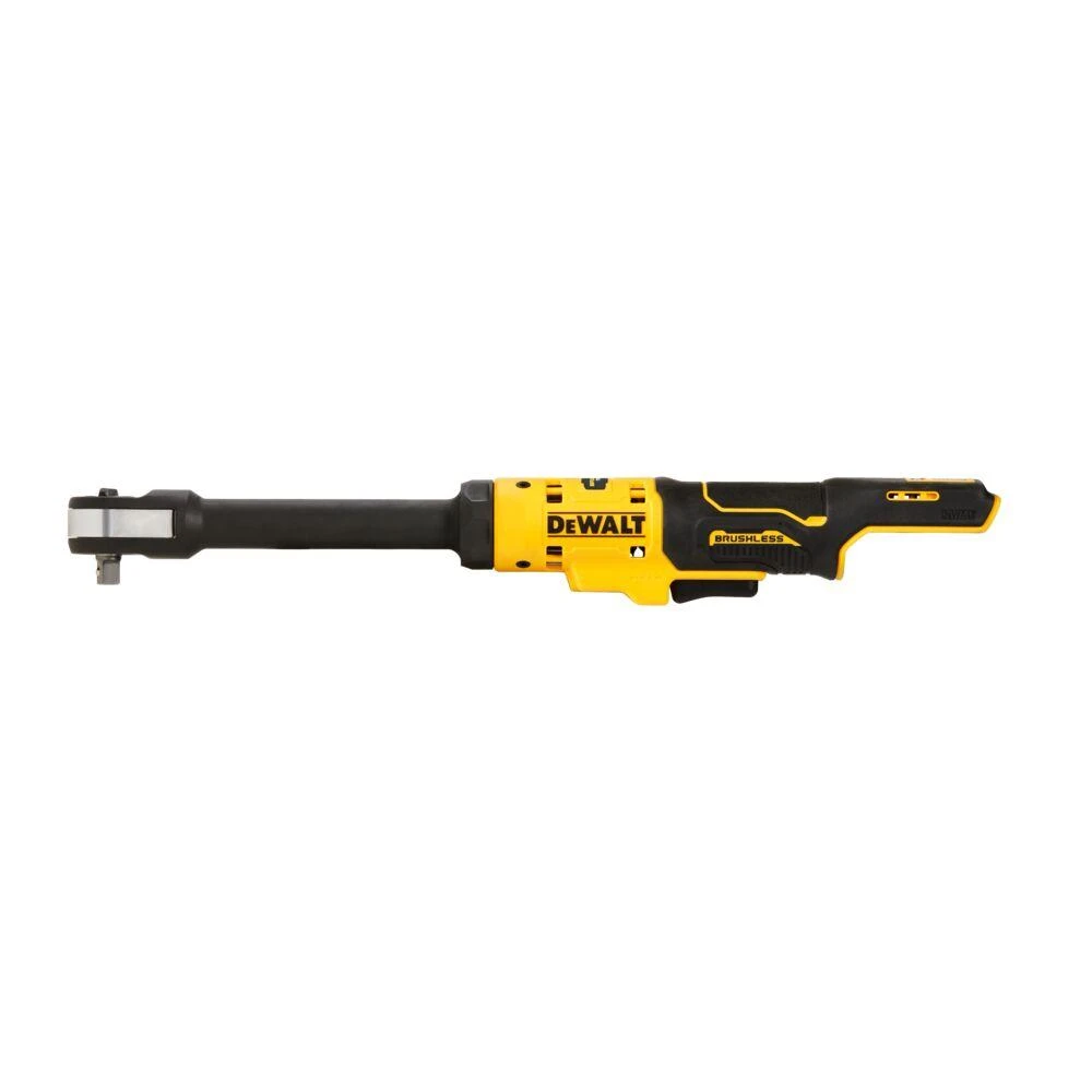 DeWalt 12V akumuliatorinė terkšlė profilio vaizdas