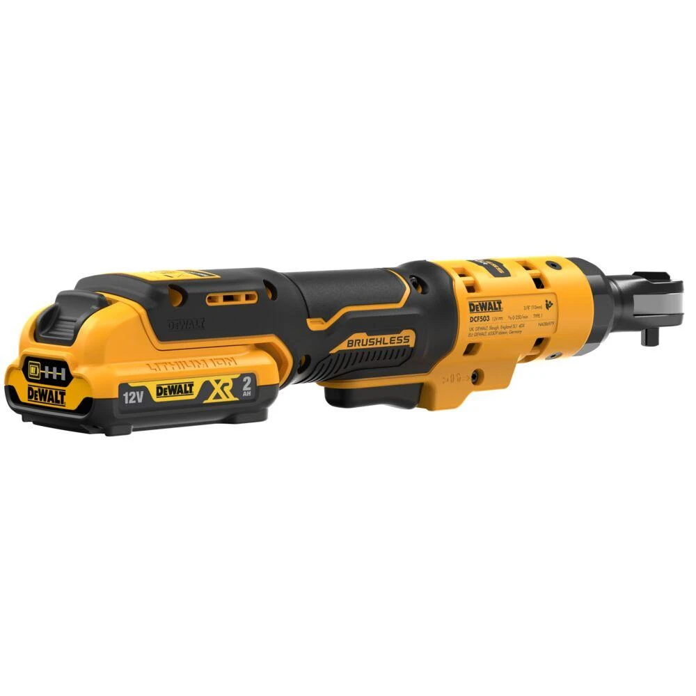 DeWalt 12V akumuliatorinė terkšlė su 2Ah baterija