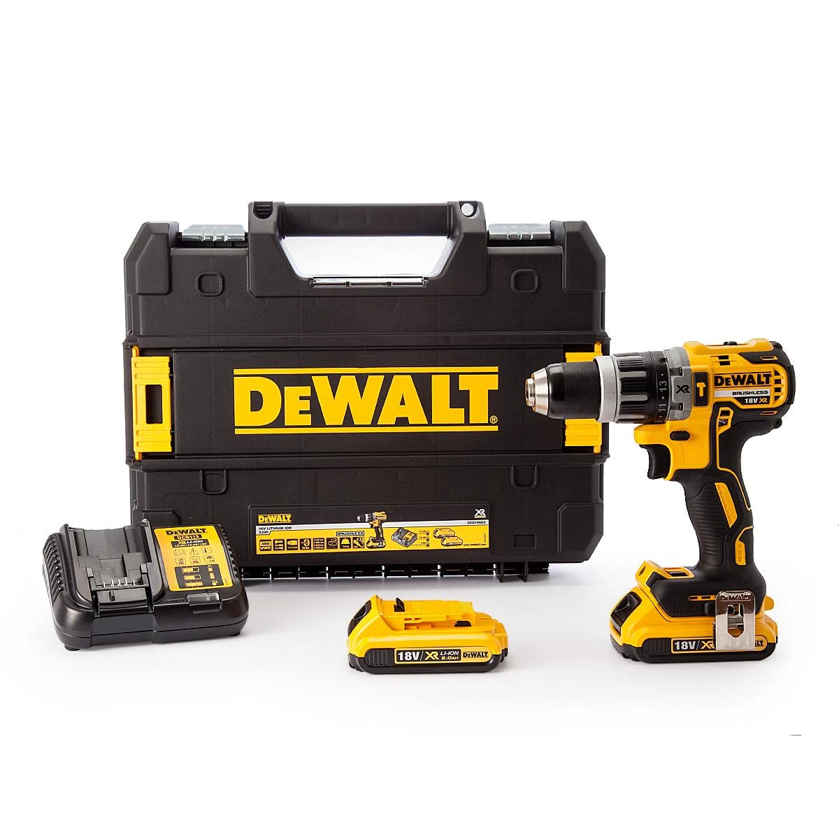 Smūginis suktuvas - gręžtuvas DeWalt DCD796D2-QW, 18V, 70Nm, 2x2.0Ah