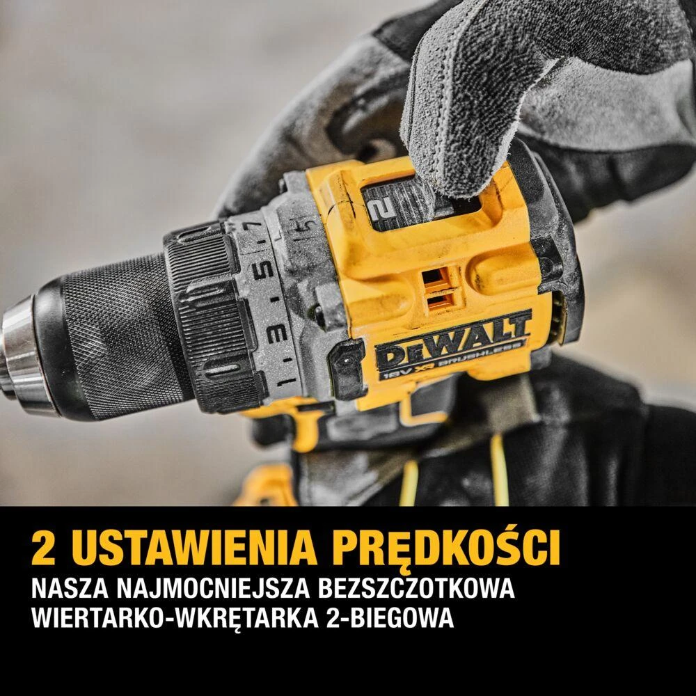 DeWalt XR suktuvas gręžtuvas18V, DeWalt [DCD800E1T-QW] 1x1,7Ah, Li-Ion, POWERSTACK