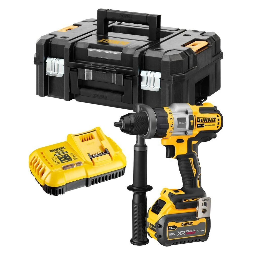 Smūginis suktuvas-gręžtuvas DeWalt XR DCD999X1; 18 V; 1x9,0 Ah akum.