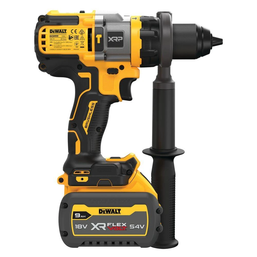 Smūginis suktuvas-gręžtuvas DeWalt XR DCD999X1; 18 V; 1x9,0 Ah akum.