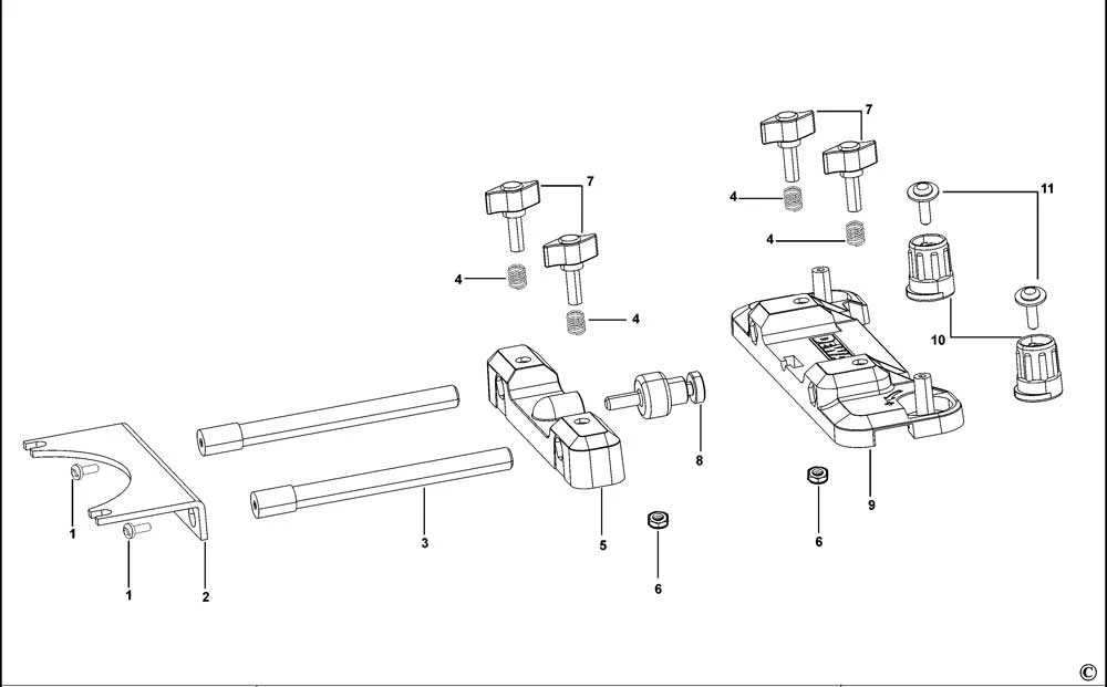 Priedų rinkinys frezai DeWalt DWS5031