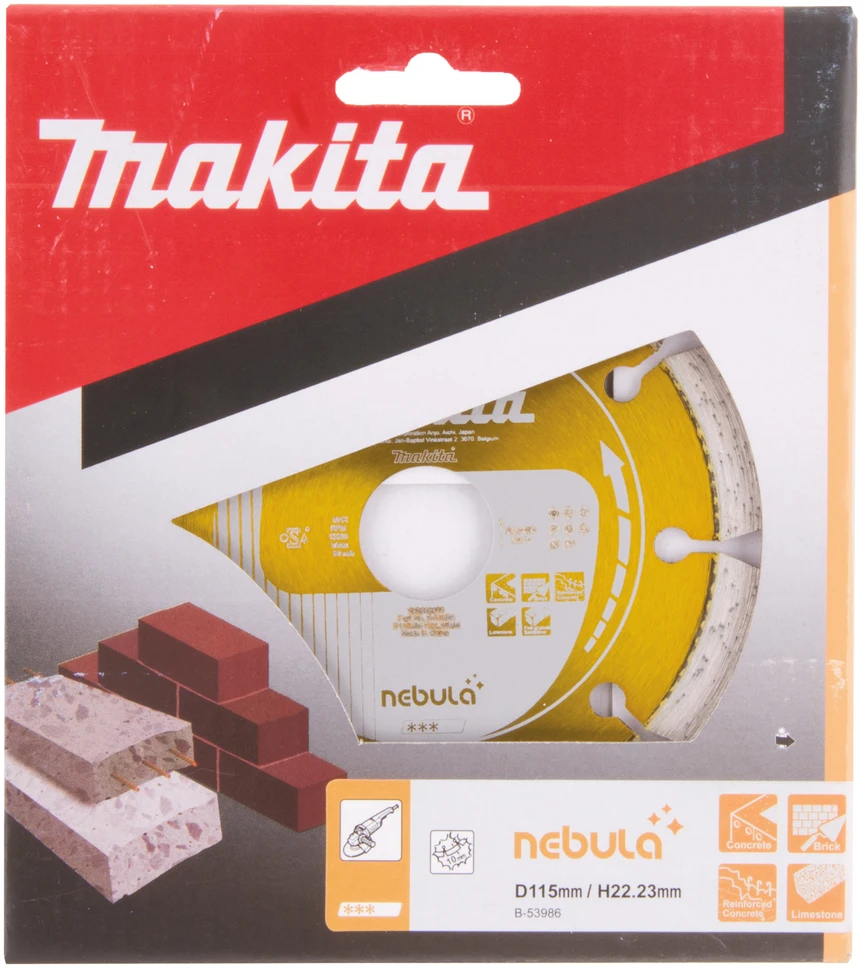 Makita Deimantinis diskas NEBULA B-53986 115X22,23MM