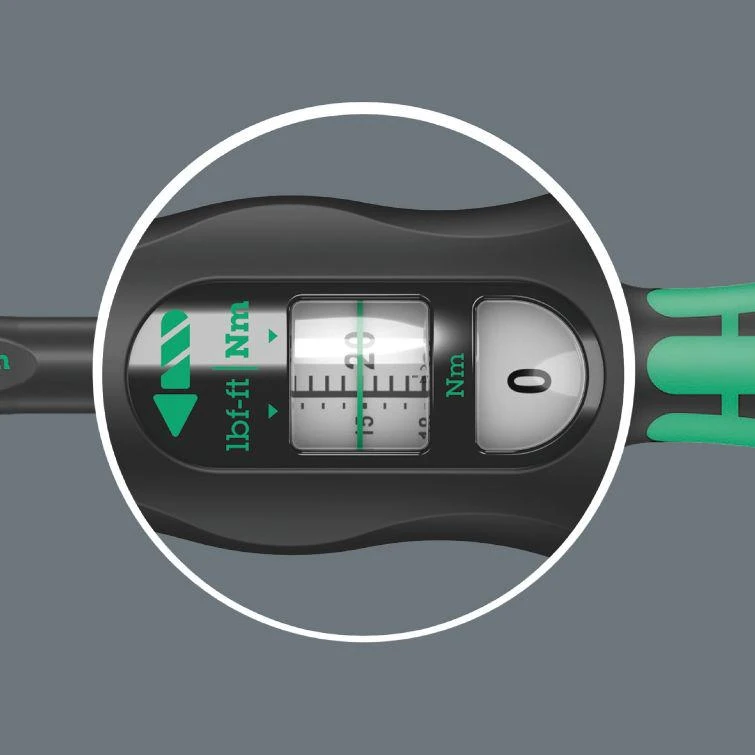 Dinamometrinis raktas Wera Click-Torque A 5; 1/4''; 2,5-25 Nm