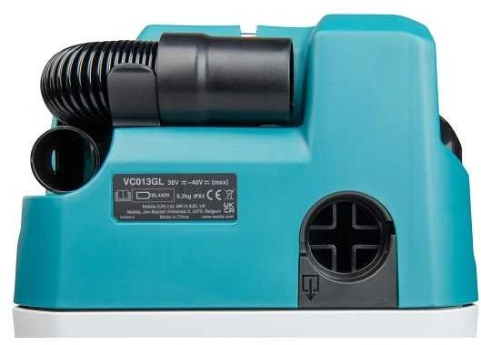 Makita VC013GLZ Akumuliatorinis dulkių siurblys 40V XGT, 7,5L, AWS, komplektuojama be akumuliatorių ir kroviklio!