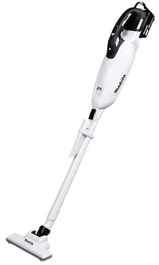 Akumuliatorinis vertikalus dulkių siurblys, balta, 18 V, Makita [DCL283FRFW] 3,0 Ah, LXT