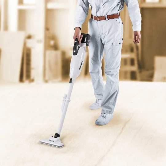 Akumuliatorinis vertikalus dulkių siurblys, balta, 18 V, Makita [DCL283FRFW] 3,0 Ah, LXT