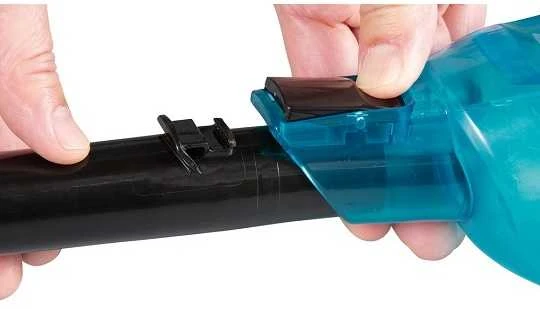 Akumuliatorinis vertikalus dulkių siurblys 18V, juodas, Makita [DCL284FRFB] 3.0Ah, LXT