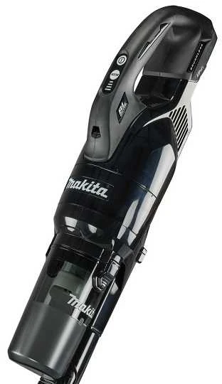 Makita DCL286FZB Akumuliatorinis dulkių siurblys, LXT, 18V, bešepetėlinis variklis, su cikloniniu priedu, juodos spalvos 100W. Be akumuliatoriaus ir kroviklio.