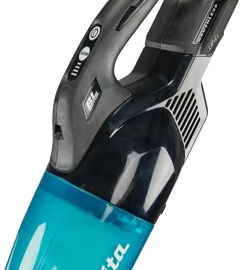 Akumuliatorinis vertikalus dulkių siurblys 18V, juodas, Makita [DCL284FRFB] 3.0Ah, LXT