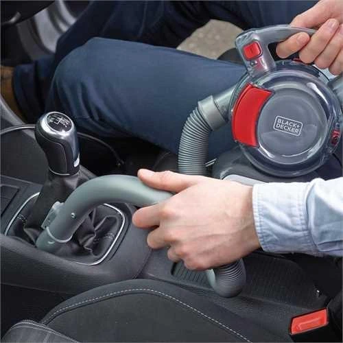 Black & Decker Juodas & Decker automobilinis dulkių siurblys Juodas+DECKER PD1200AV (pilkos spalvos)
