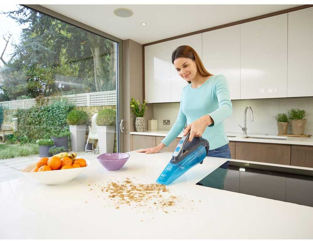Black & Decker Juodas & Decker Akumuliatorinis dulkių siurblys WDA320J 10,8V, Juodas & Decker
