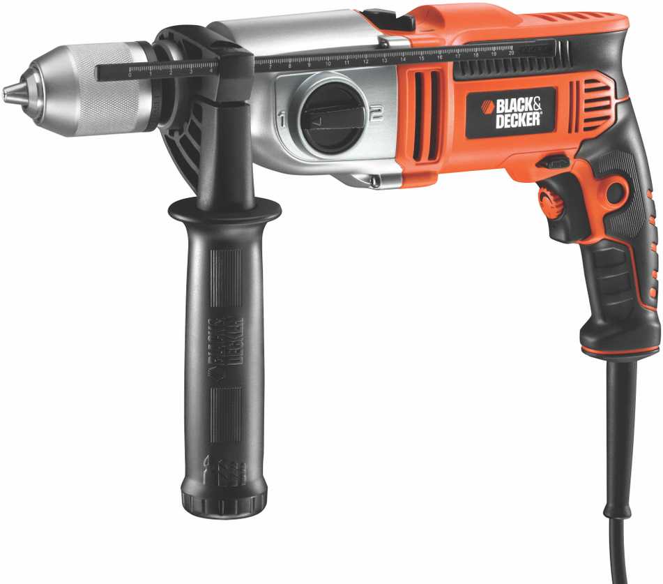 Black & Decker Drill Juodas & Decker KR911K-QS