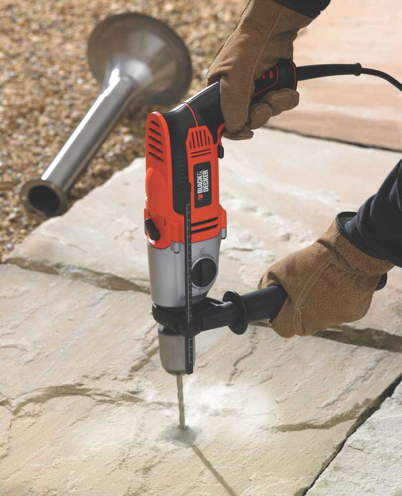 Black & Decker Drill Juodas & Decker KR911K-QS