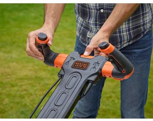 Black & Decker Juodas & Decker Juodas+DECKER elektrinė vejapjovė 1600W/38cm BEMW471ES