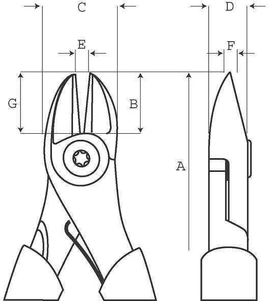 šoninis pjoviklis ERGO su progresyviu pjovimo kraštu 140 mm Bahco [2101G-140IP]