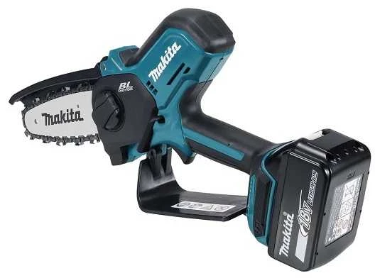 Grandininis pjūklas akumuliatorinė pilarka grandininis 18V, 3.0Ah, 15cm, Makita [DUC150SF01] + Dovana rękawice