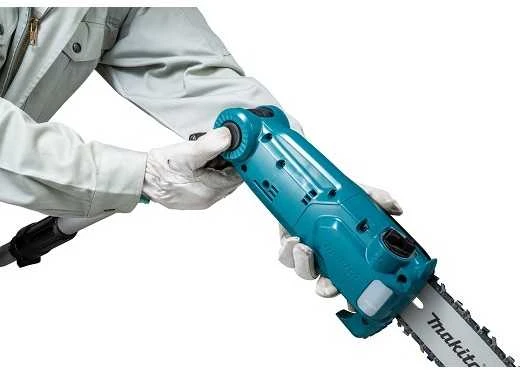 Grandininis pjūklas akumuliatorinė pjūklas grandininis na wysięgniku, 20 cm, 18V Makita [DUA200Z01] LXT + Dovana rękawice
