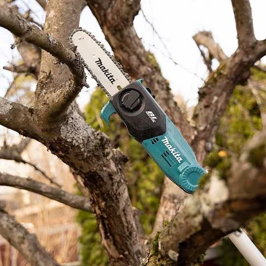 Grandininis pjūklas akumuliatorinė pjūklas grandininis na wysięgniku, 20 cm, 18V Makita [DUA200Z01] LXT + Dovana rękawice