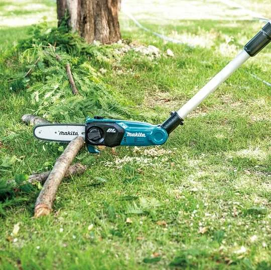 Grandininis pjūklas akumuliatorinė pjūklas grandininis na wysięgniku, 20 cm, 18V Makita [DUA200Z01] LXT + Dovana rękawice