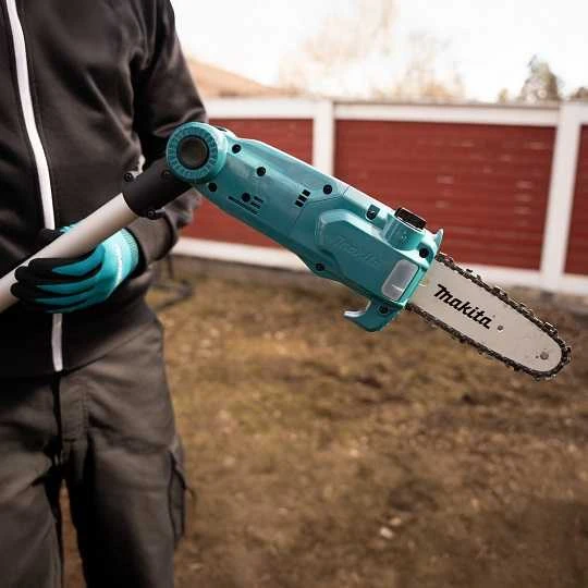 Grandininis pjūklas akumuliatorinė pjūklas grandininis na wysięgniku, 20 cm, 18V Makita [DUA200Z01] LXT + Dovana rękawice