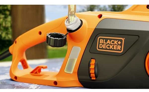 Black & Decker Juodas & Decker Grandininis pjūklas Juodas & Decker BECS1835-QS; 1800 W; 35 cm juosta