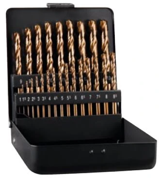 Grąžtas Wiertło Alpen Alpen Cassette HSS Cobalt Jobber Drill Bits KP 25, 1-13x0.5