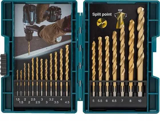 Grąžtas Grąžtų komplektas metalui Makita B-67795; 19 vnt.