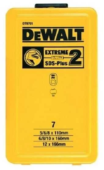 Grąžtas Grąžtų komplektas betonui DeWalt DT9701-QZ; 7 vnt.