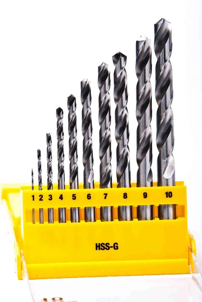 Grąžtas Grąžtų komplektas metalui DeWalt DT5921-QZ; 1-10 mm; 10 vnt.
