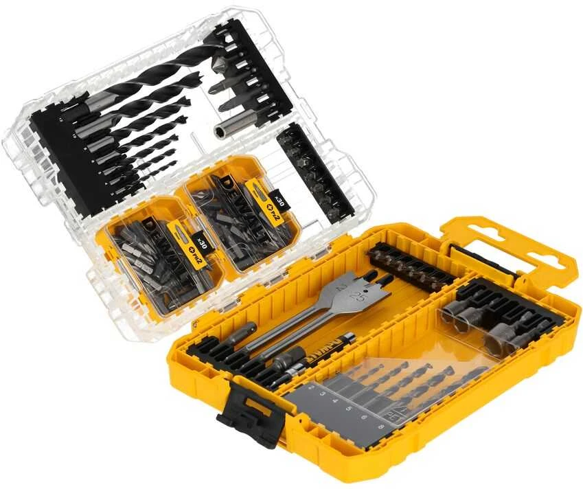 Grąžtas Grąžtų ir sukimo antgalių komplektas DeWalt DT70784-QZ; 100 vnt.