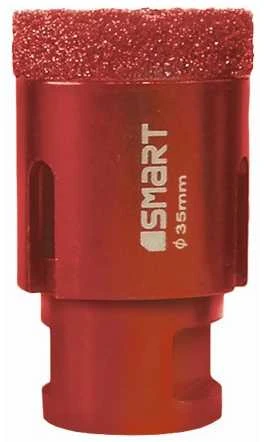 Grąžtas 9 vienetų rinkinys, deimantiniai pjūklai akmens masės dirbiniams 6,8,10,12,20,35,55,68 mm ir adapteris, sausas, M14, 365 SMART [SM-25-SET9]