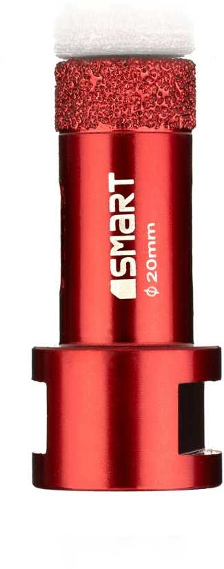 Grąžtas 9 vienetų rinkinys, deimantiniai pjūklai akmens masės dirbiniams 6,8,10,12,20,35,55,68 mm ir adapteris, sausas, M14, 365 SMART [SM-25-SET9]