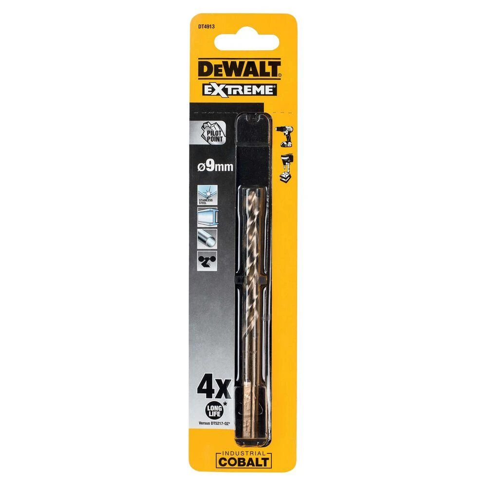 DEWALT KOBALTINIS GRĄŽTAS 9,0mm /1vnt. EXTREME