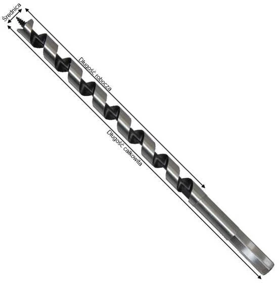 Grąžtas Makita Spiralinis gražtas 12x400mm D-07456