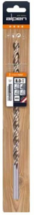 Spiralinis grąžtas medienai, 8,0 mm, „Timber Twist Alpen“ [0067200800100]