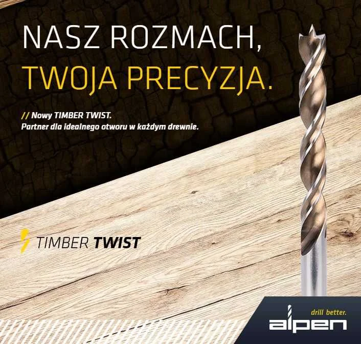 Spiralinis grąžtas medienai, 8,0 mm, „Timber Twist Alpen“ [0067200800100]